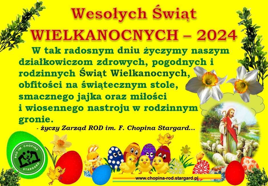 Życzenia od ROD im. Chopina...