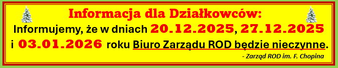 Ważna informacja...