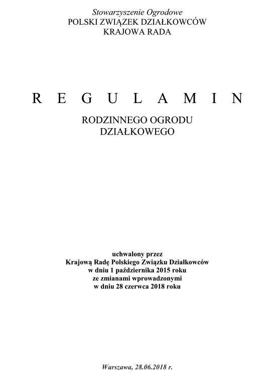Regulamin ROD