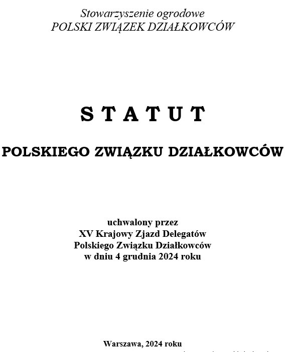 Statut PZD